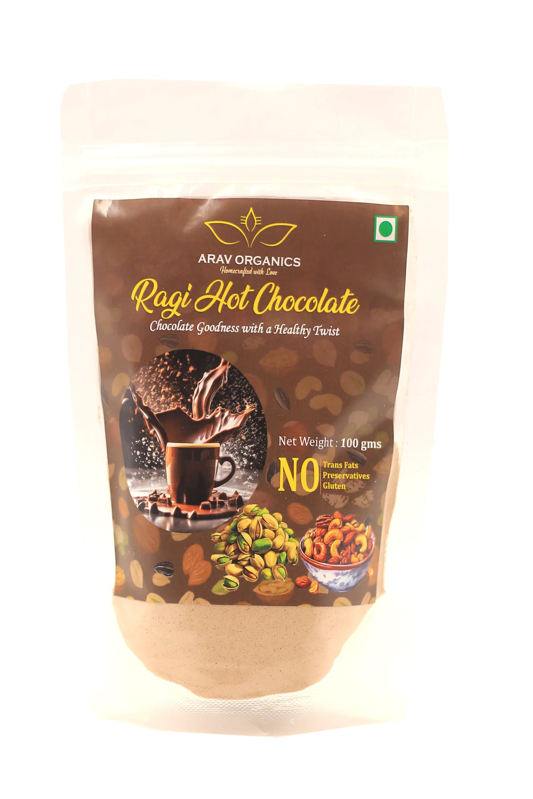 Ragi Hot Chocolate