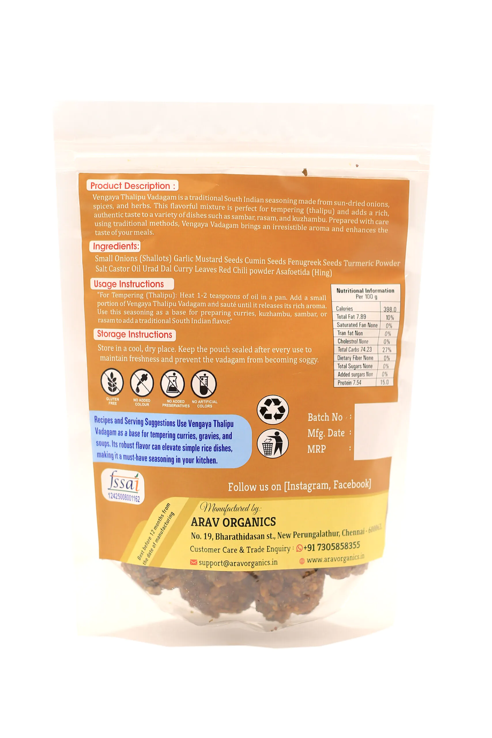 Vengaya Thalippu Vadagam - Image 2