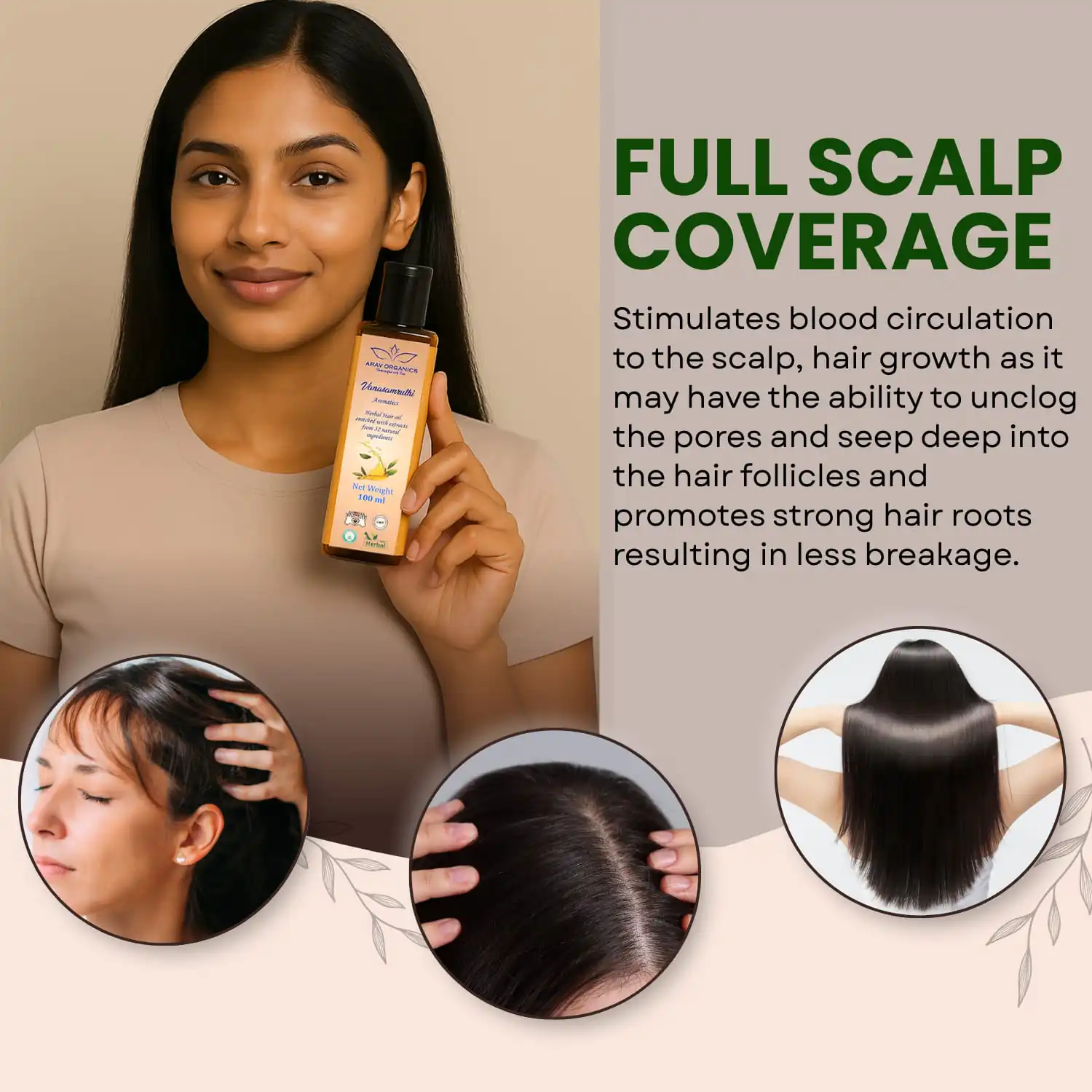 Vanasamruthi Herbal Hair Oil - Image 6