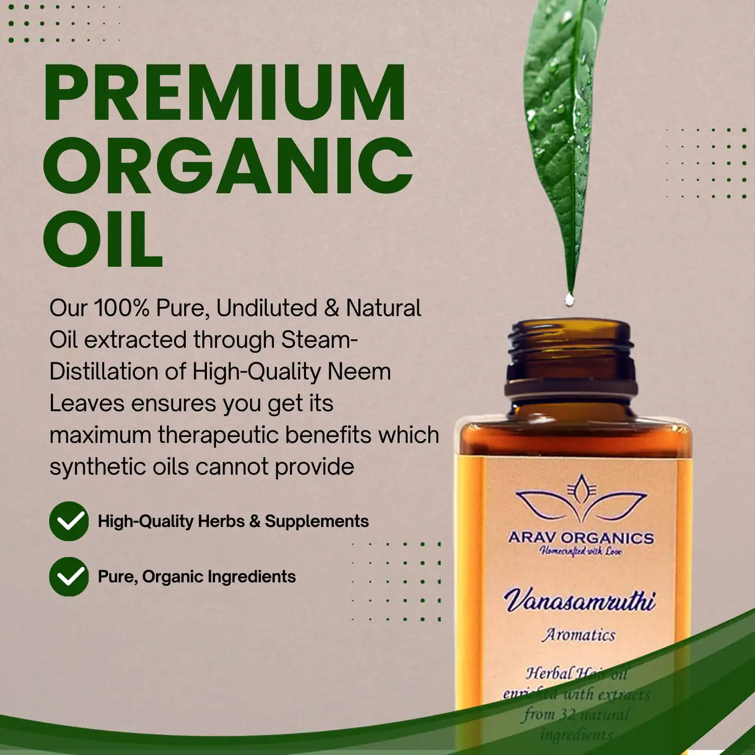 Vanasamruthi Herbal Hair Oil - Image 7